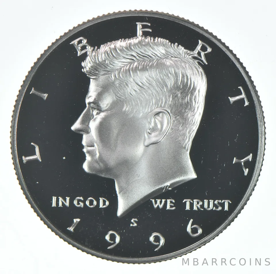 1996-S Kennedy Half Dollar CLAD Proof