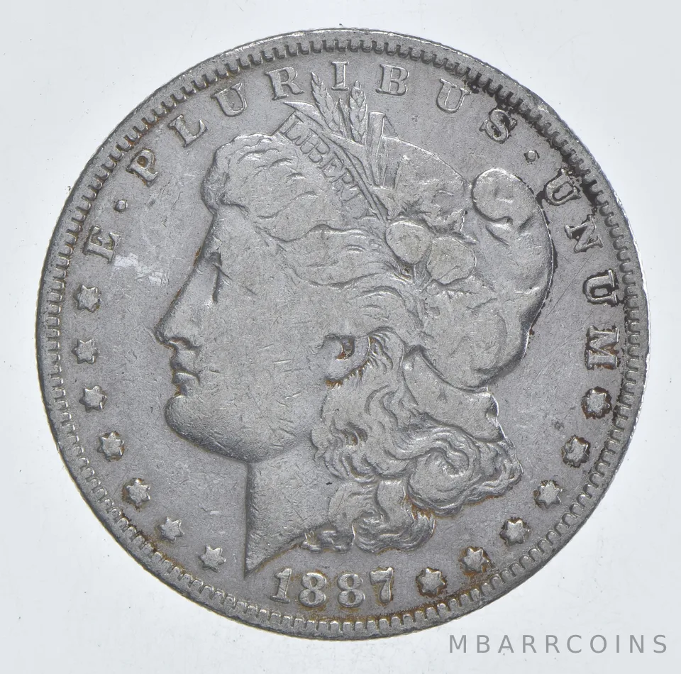 Early - 1887-O Morgan Silver Dollar - 90% US Coin *959
