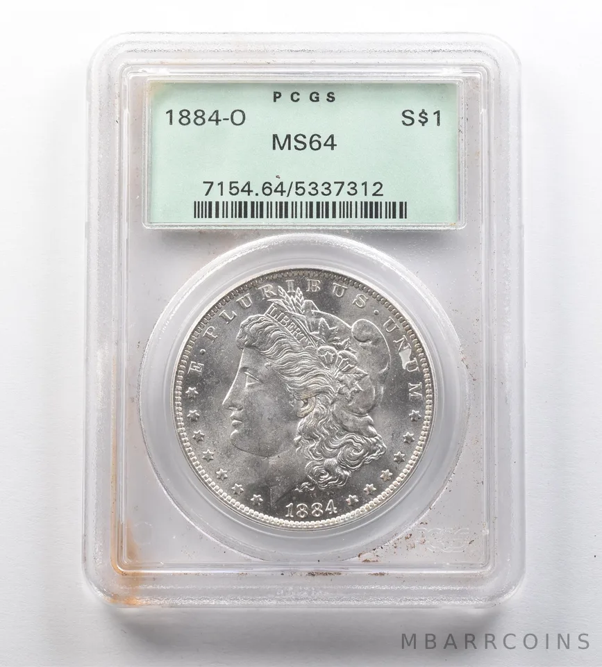 1884-O Morgan Silver Dollar MS64 PCGS OGH *1006