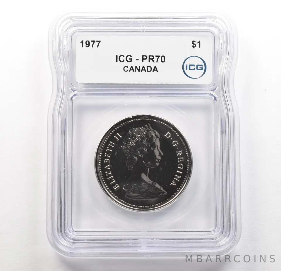 1977 Canada 1 Dollar PR70 ICG a6214