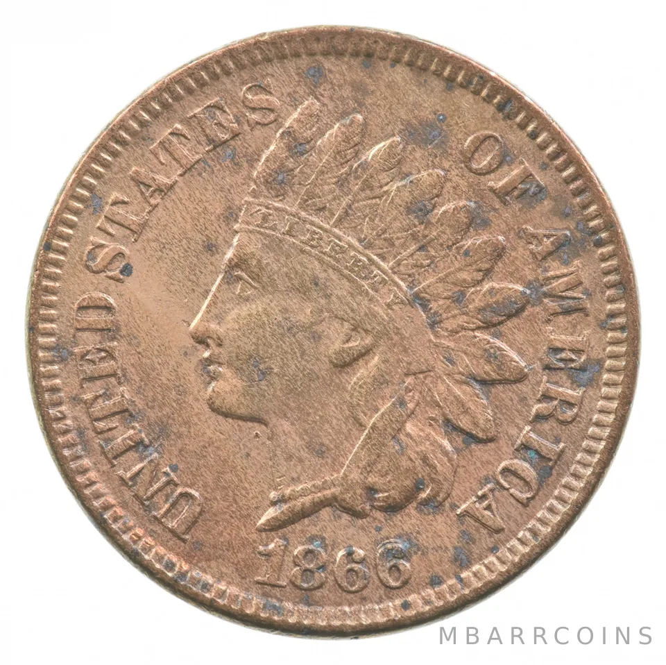 1866 Indian Head Cent *0855