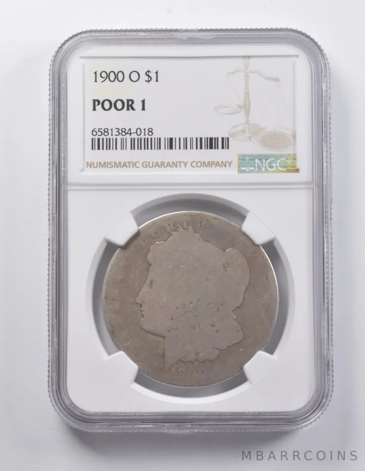 POOR 1 1900-O Morgan Silver Dollar NGC Lowball Low Ball Pocket Piece *7073