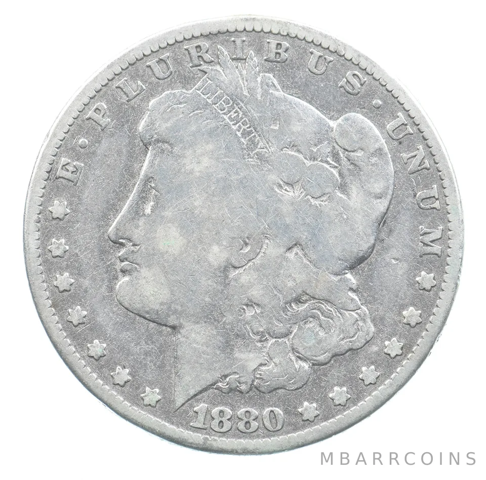 1880-CC Morgan Silver Dollar *0406