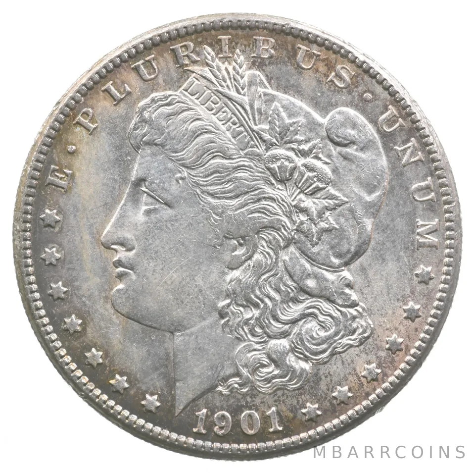 1901-S Morgan Silver Dollar a5057