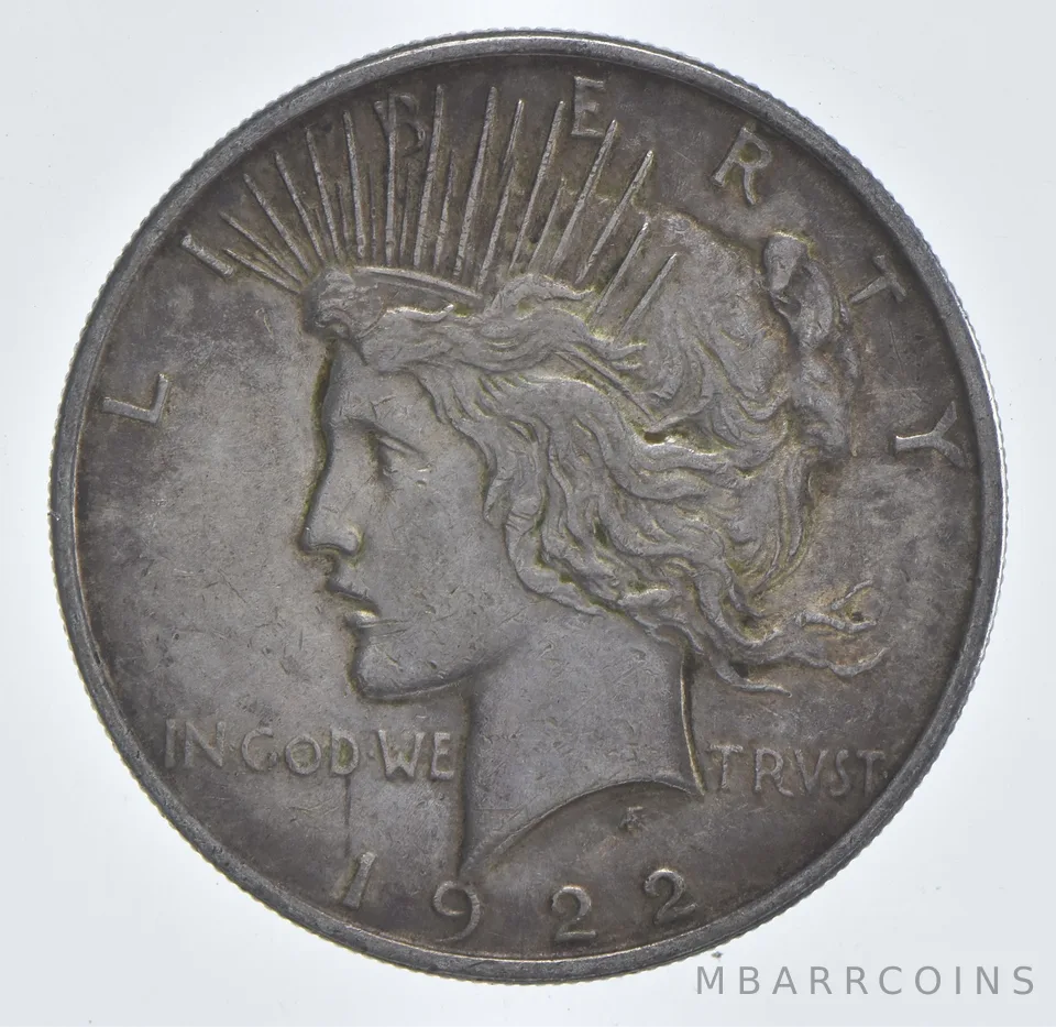 Better - 1922 Peace Silver Dollar - 90% US Coin *652