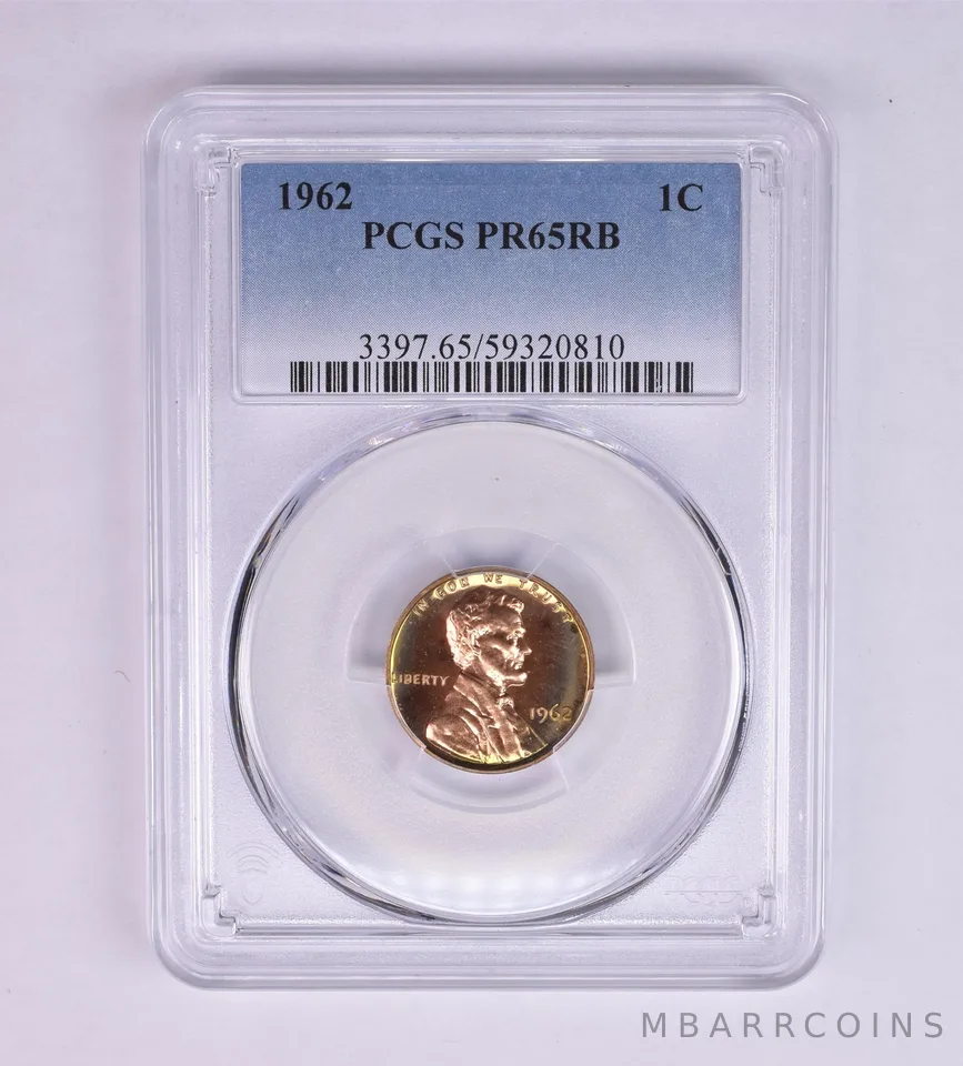 1962 Lincoln Memorial Cent MS65 RB PCGS Beautiful Tone a1217