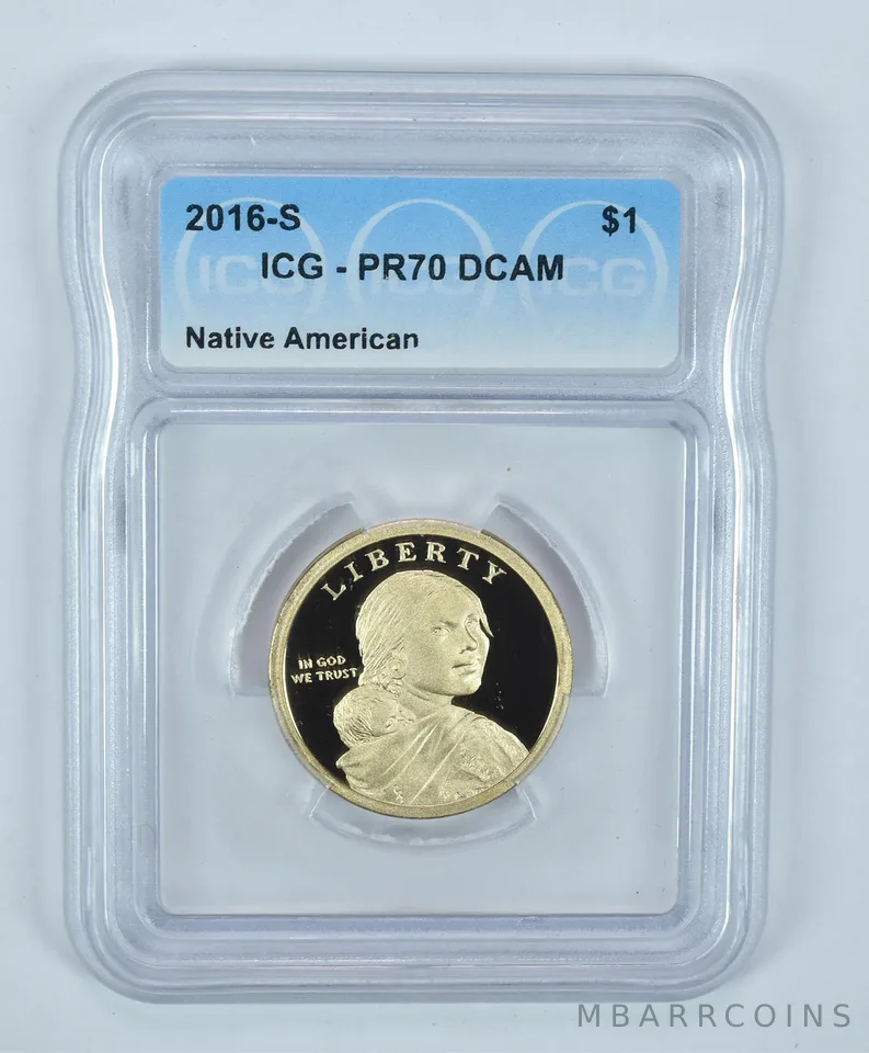 2016-S Sacagawea $1 Wartime Code Talkers PR70 DCAM ICG