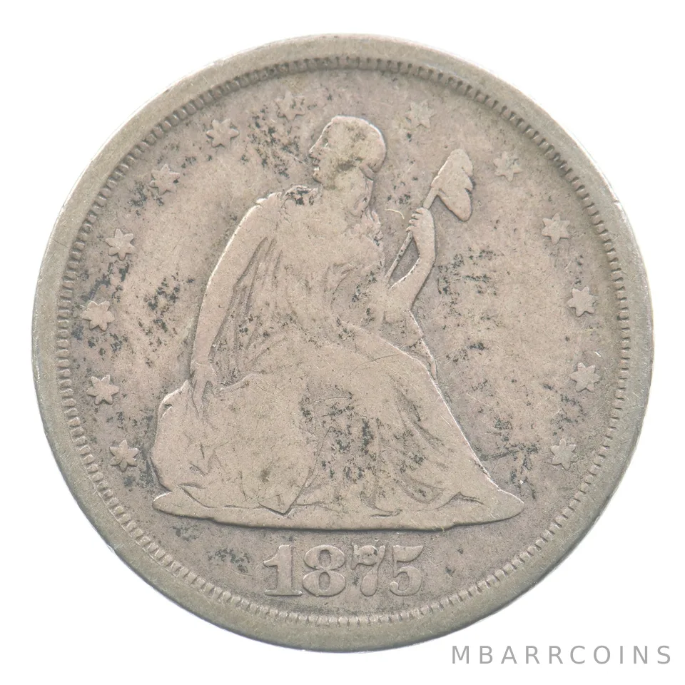 1875-S Seated Liberty Twenty Cents *3586