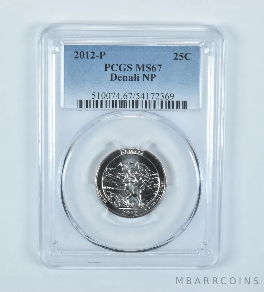 2012-P Washington Quarter ATB Denali MS67 PCGS