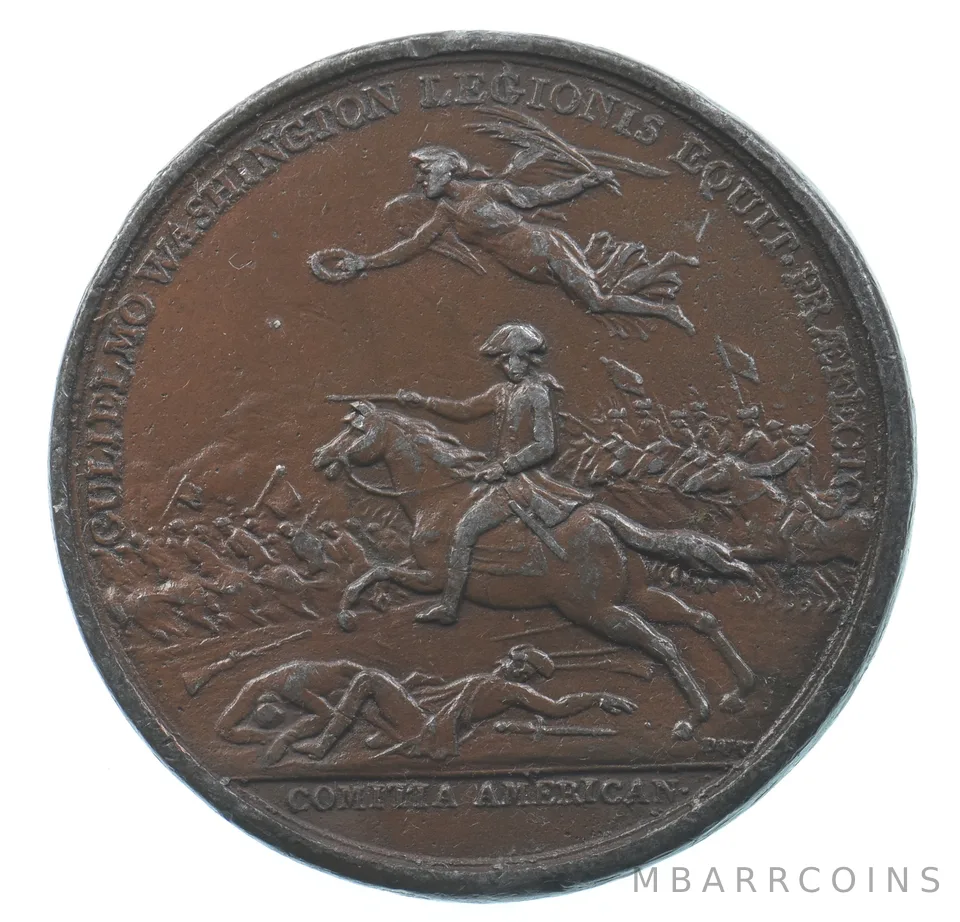 1781 France William Washington At Cowpens Medal *0144