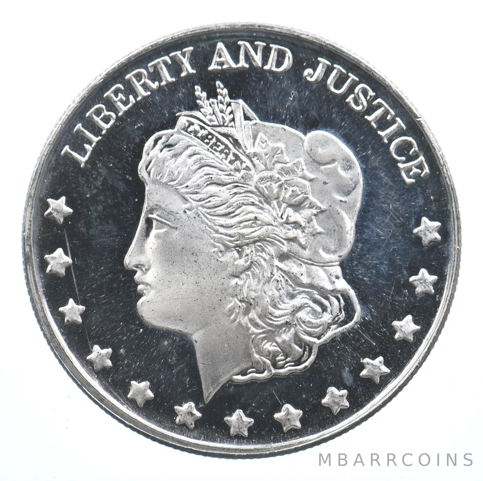 VINTAGE Art Bar/Round - Northstar Mint 1 Oz. .999 Silver - One Troy Ounce *849