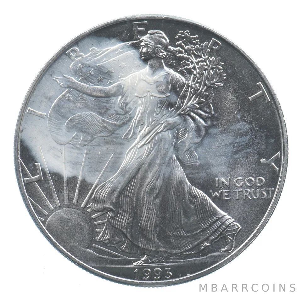 Better Date 1993 American Silver Eagle 1 Troy Oz .999 Fine Silver *594