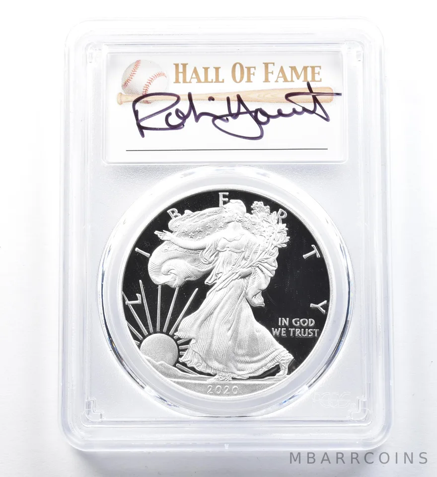 2020-W American Silver Eagle Yount Congratulations FDOI PR70 DCAM PCGS a1287