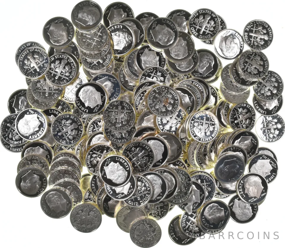 (50) 1992-2019 PROOF Roll Roosevelt 90% Silver $5 Lot Collection Mixed