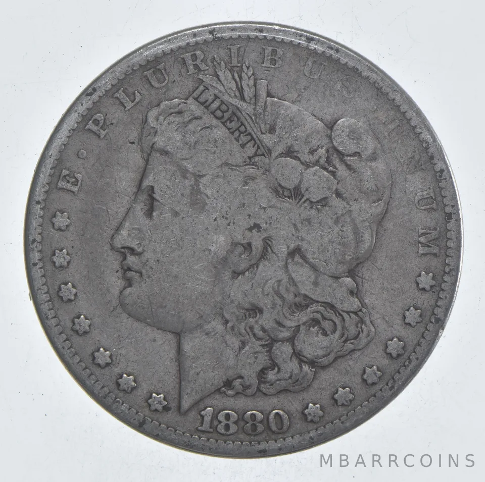Early - 1880 Morgan Silver Dollar - 90% US Coin *118