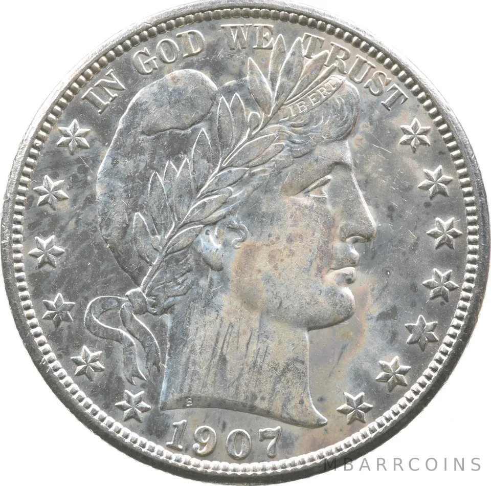 1907-D Barber Half Dollar *2959