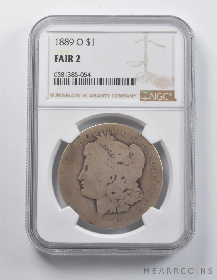 FAIR 2 1889-O Morgan Silver Dollar NGC *6899