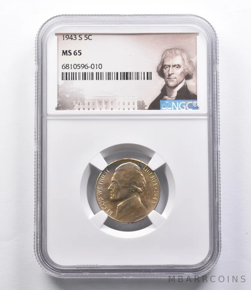 MS65 1943-S Jefferson Nickel NGC *2992