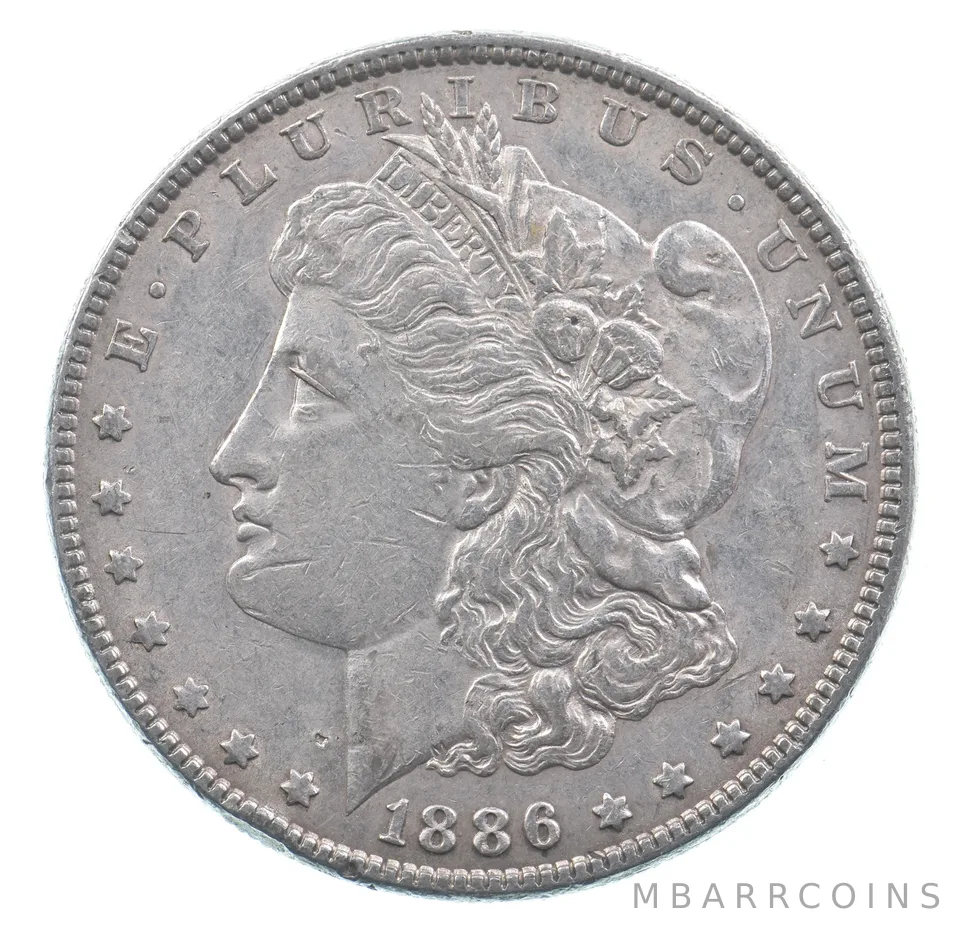 Better 1886 Morgan Silver Dollar - 90% US Coin - Nice Coin *581