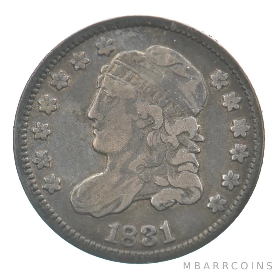1831 Capped Bust Half Dime Beautiful Tone a7551
