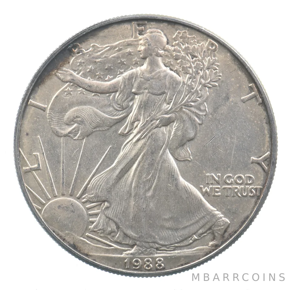 Better Date 1988 American Silver Eagle 1 Troy Oz .999 Fine Silver *779