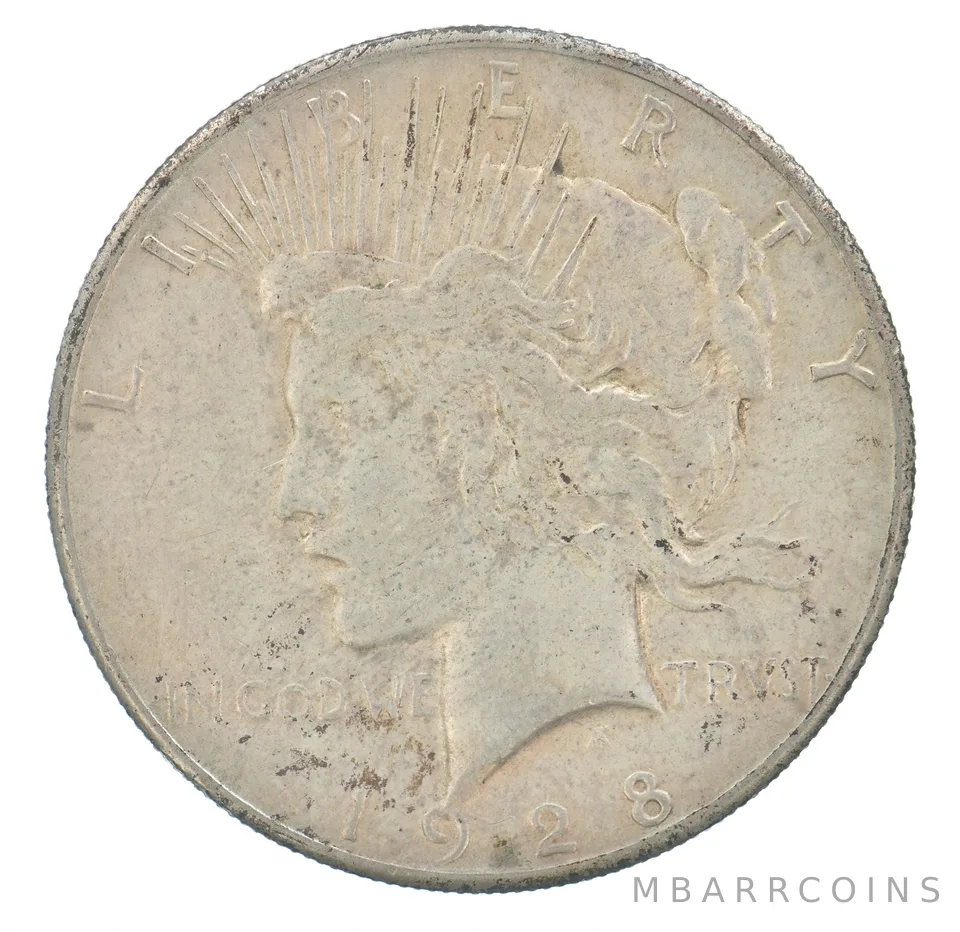1928 Peace Silver Dollar Beautiful Tone *5171