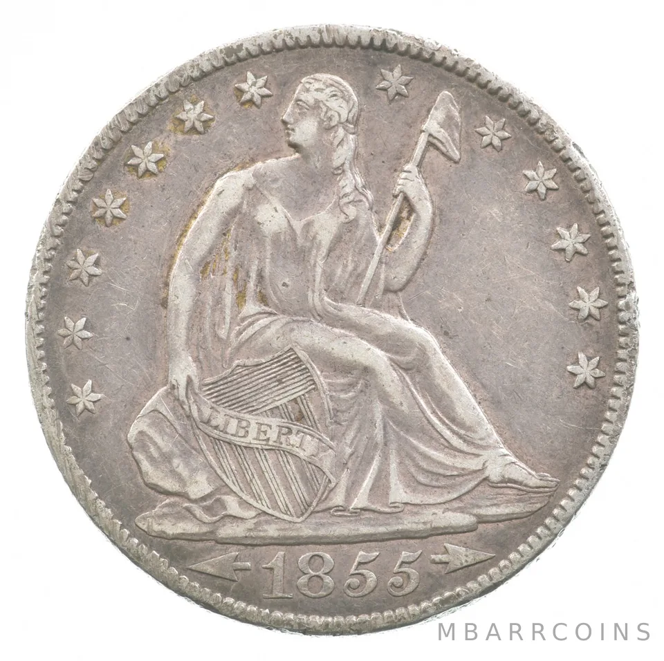1855-O Seated Liberty Half Dollar Arrows *5994