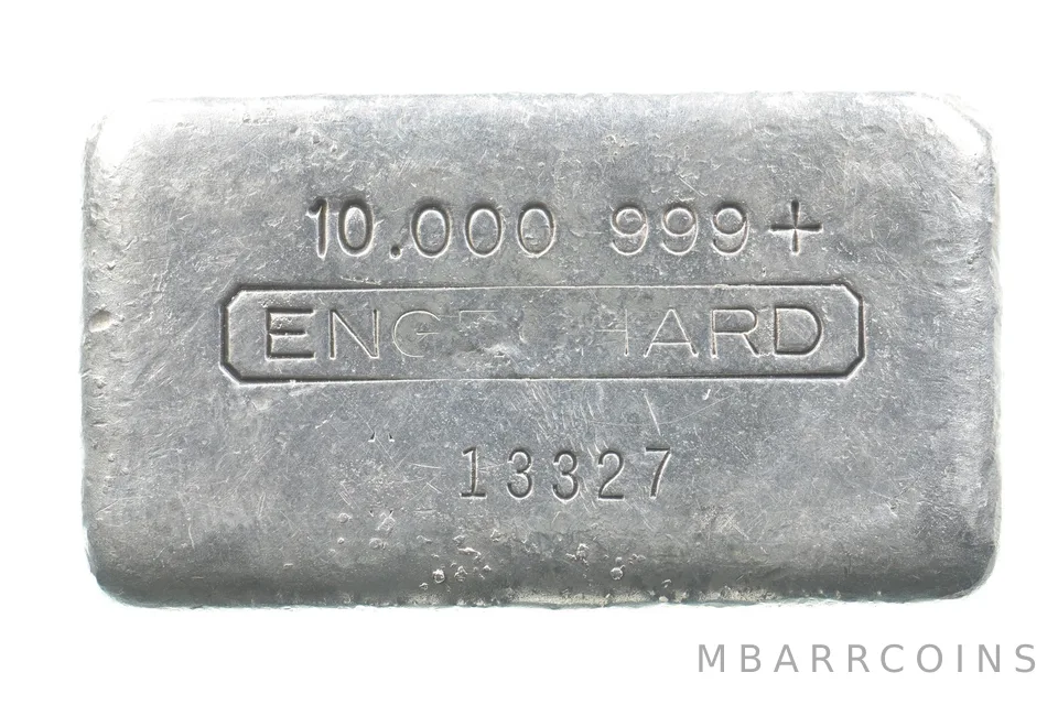 10 Oz Silver Bar Engelhard *1995