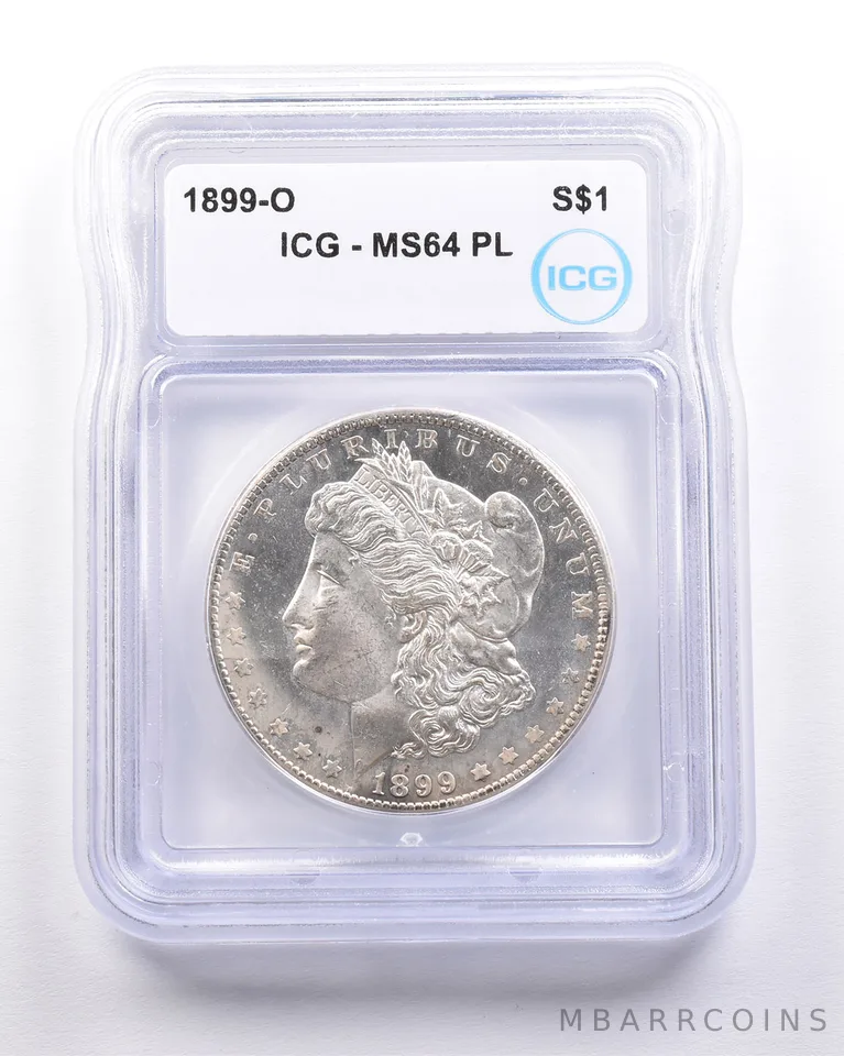1899-O Morgan Silver Dollar MS64 PL ICG *4567