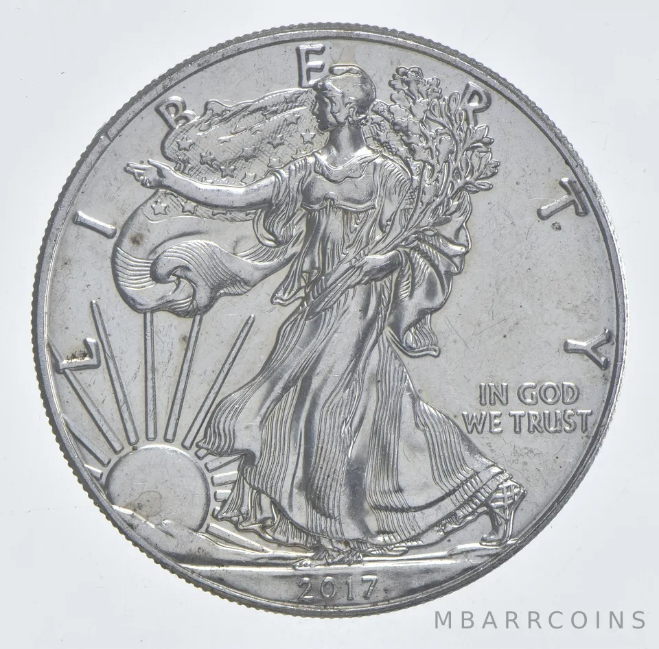 Better Date 2017 American Silver Eagle 1 Troy Oz .999 Fine Silver *464
