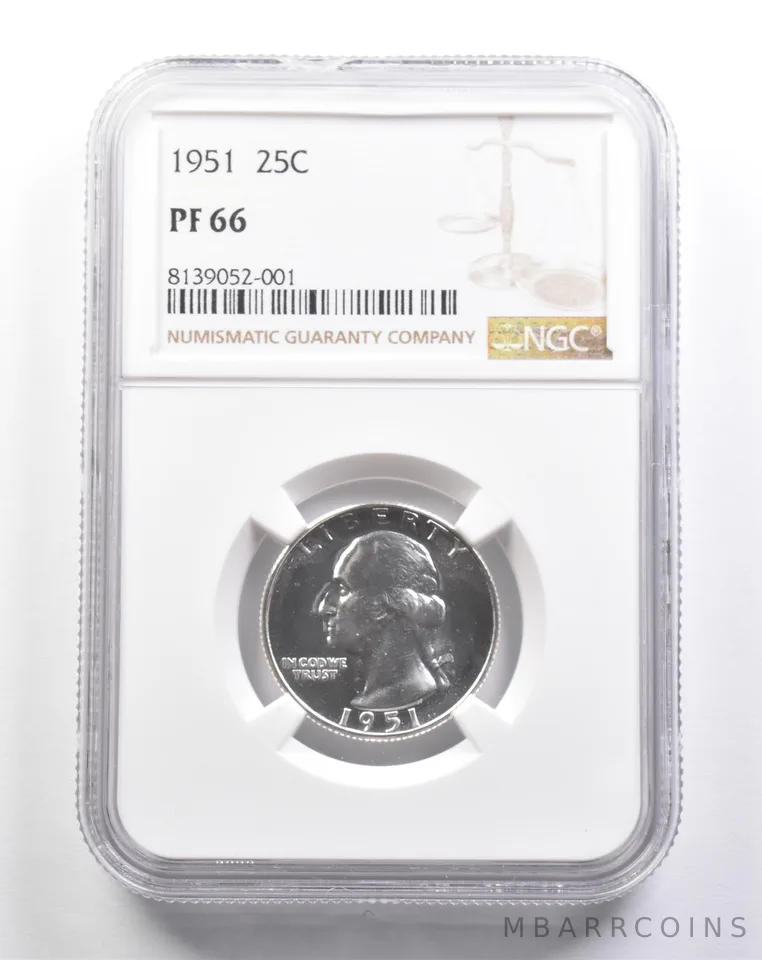 1951 Washington Quarter PF66 NGC *4878