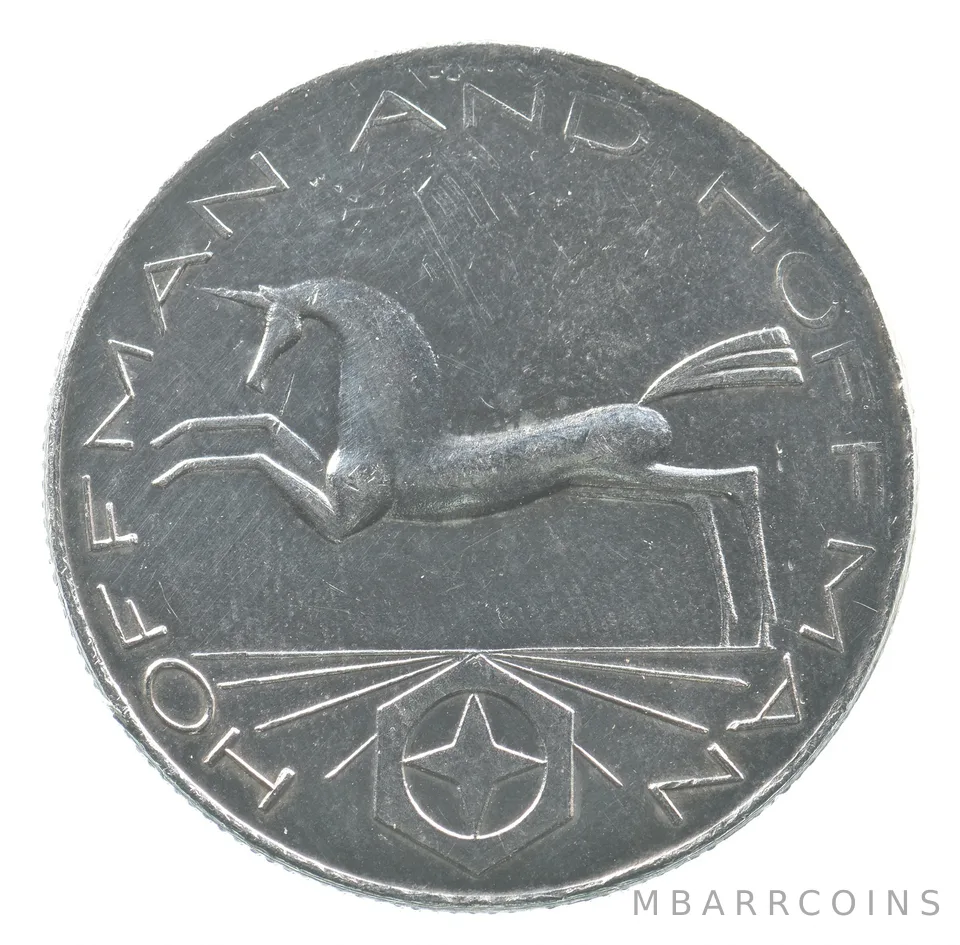 1981 1 Oz Silver Hoffman And Hoffman Unicorn a0744