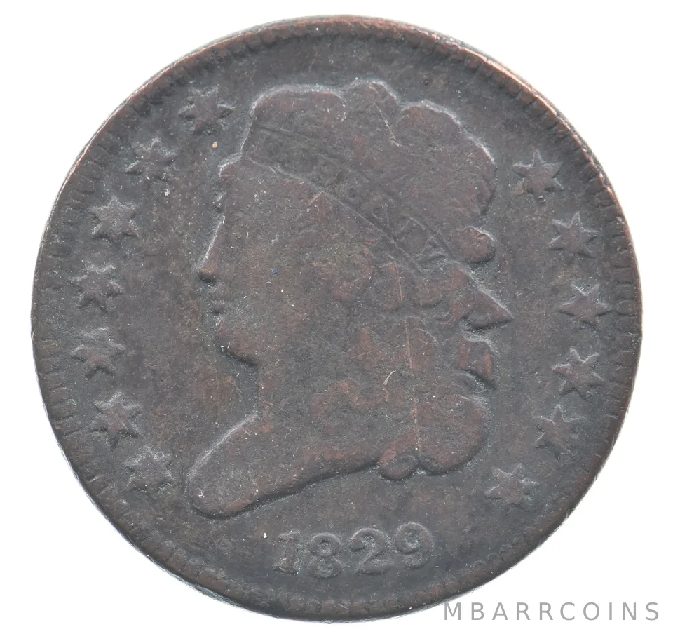 1829 Classic Head Half Cent *9078