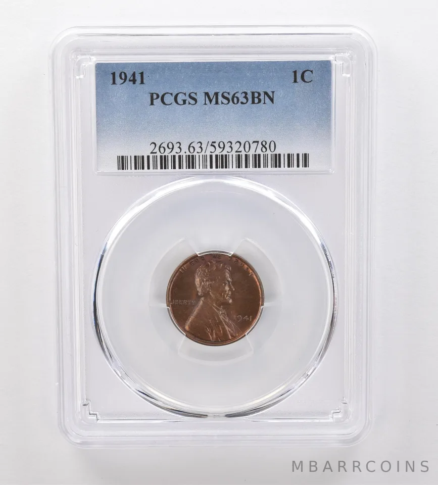 1941 Lincoln Wheat Cent MS63 BN PCGS Beautiful Tone *2063