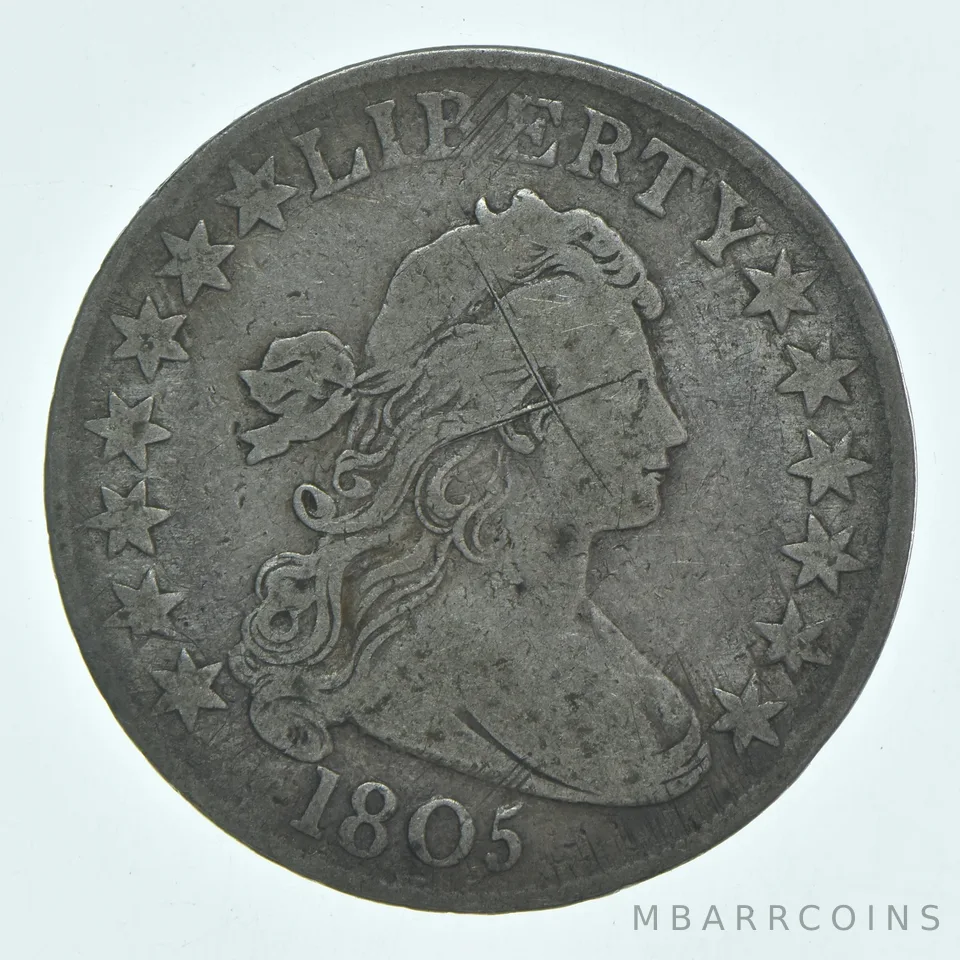 1805 Draped Bust Half Dollar a9317
