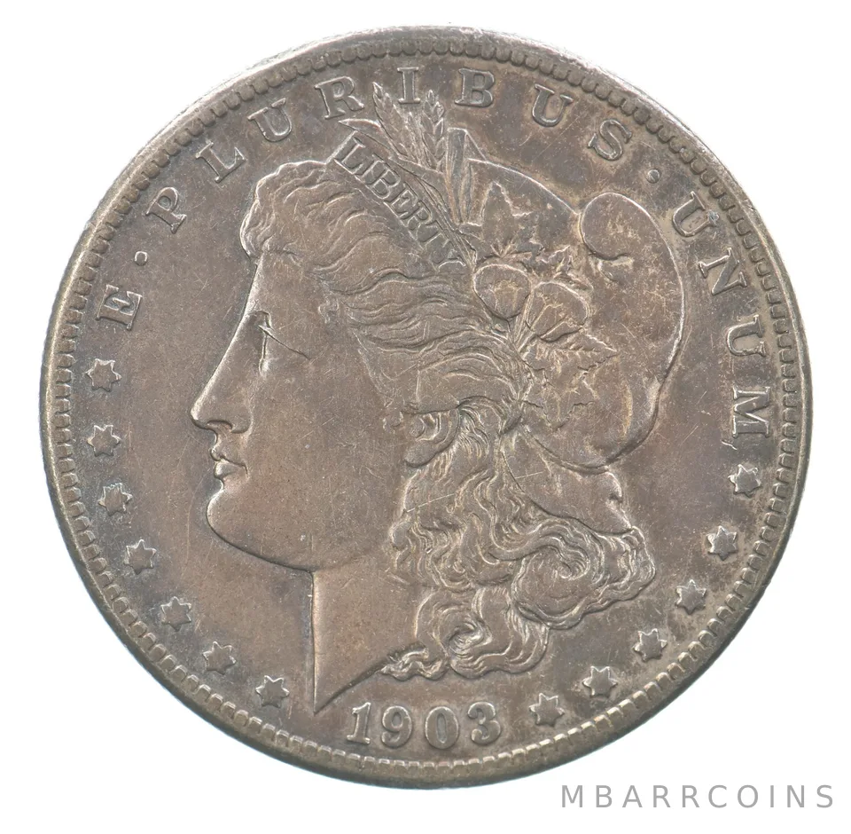 1903-S Morgan Silver Dollar Beautiful Tone *7581