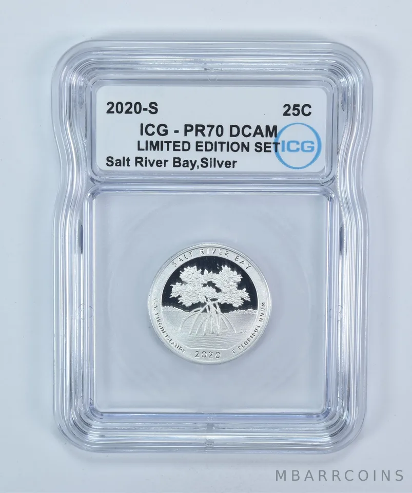2020-S Washington Quarter ATB Salt River Bay Limited Edition PR70 DCAM ICG