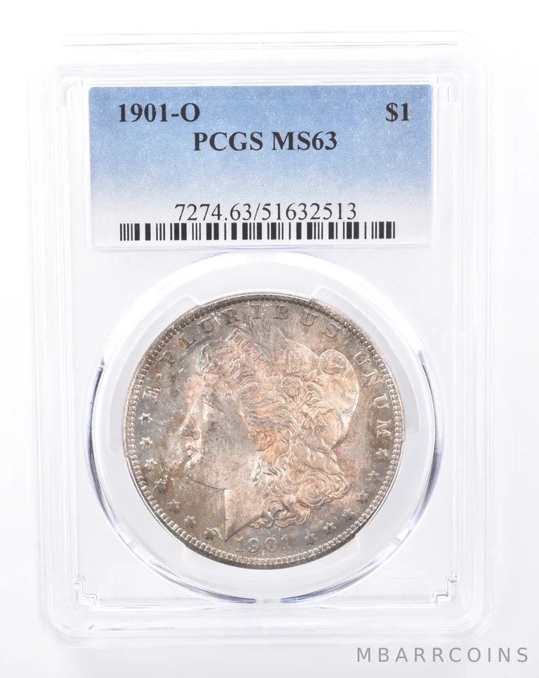 1901-O Morgan Silver Dollar MS63 PCGS Beautiful Tone *9427