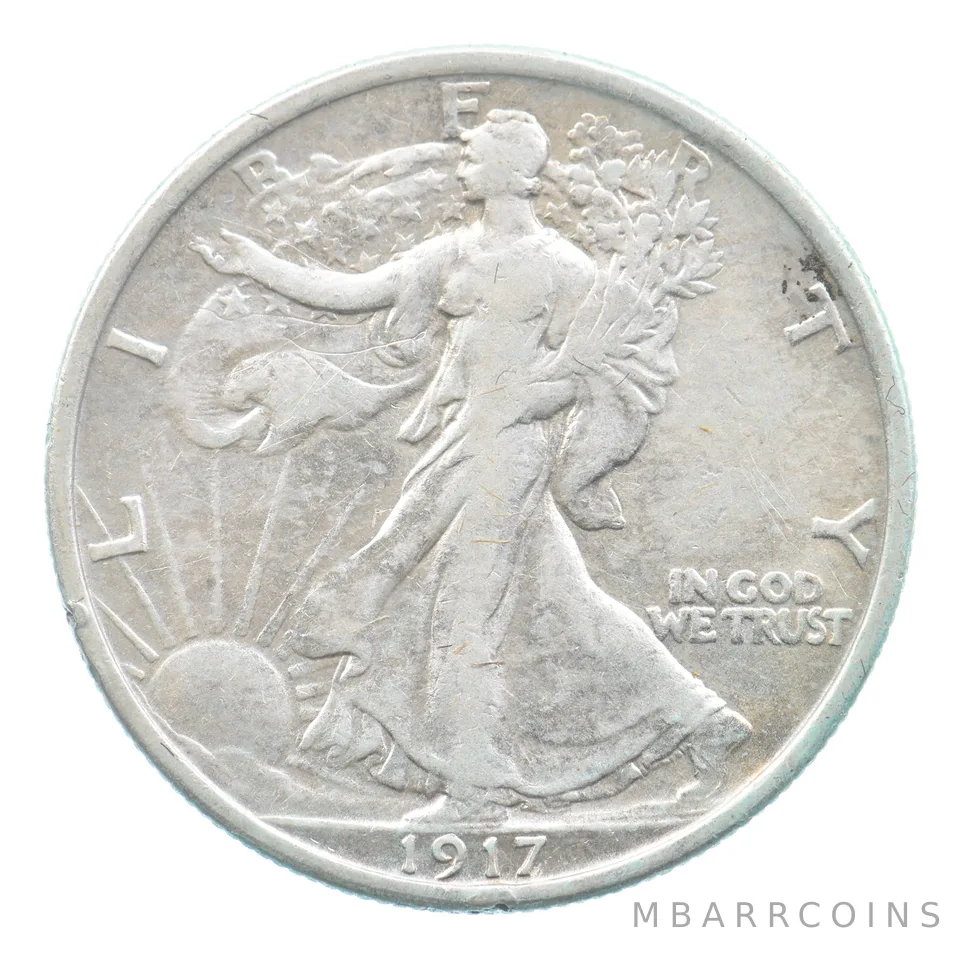1917 Walking Liberty Half Dollar *0374