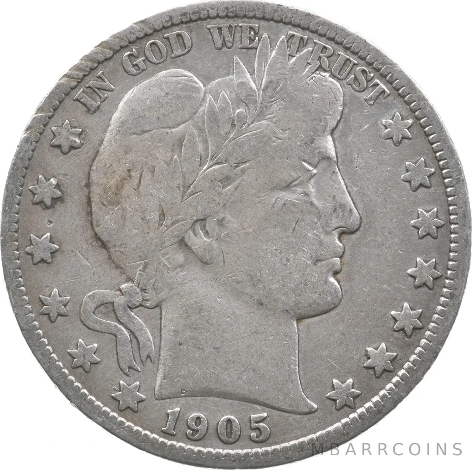 1905-S Barber Half Dollar *3802