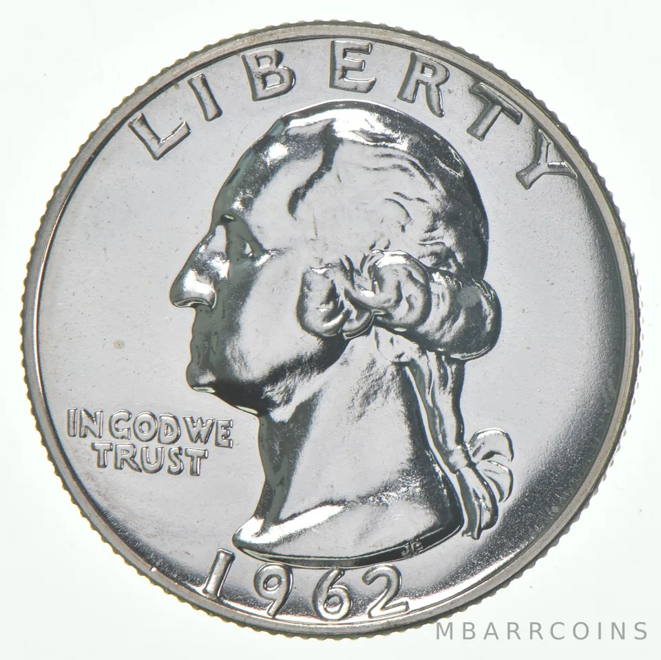 1962 Proof Washington Quarter 90% Silver