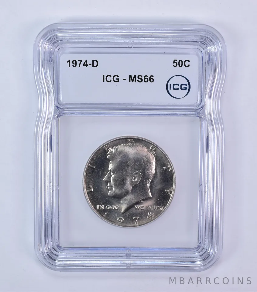 1974-D Kennedy Half Dollar MS66 ICG