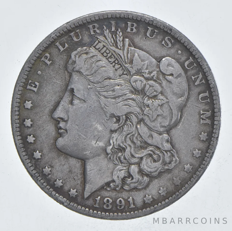 Early - 1891-O Morgan Silver Dollar - 90% US Coin *977