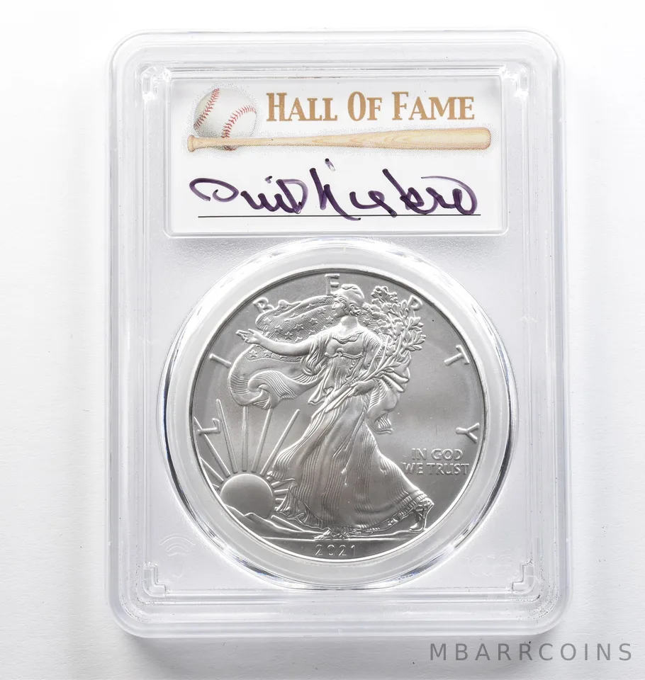 2021 (P) American Silver Eagle Niekro Emergency Issue FDOI MS70 PCGS *9421
