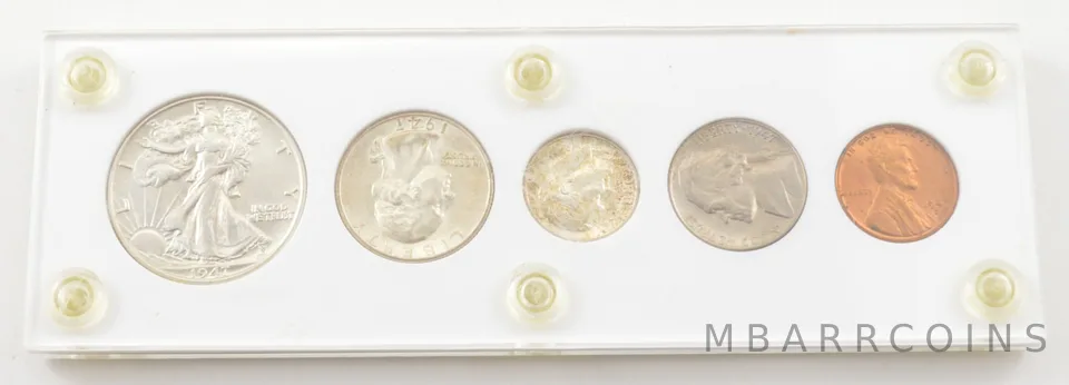 1947 United States 5 Coin Set a9094