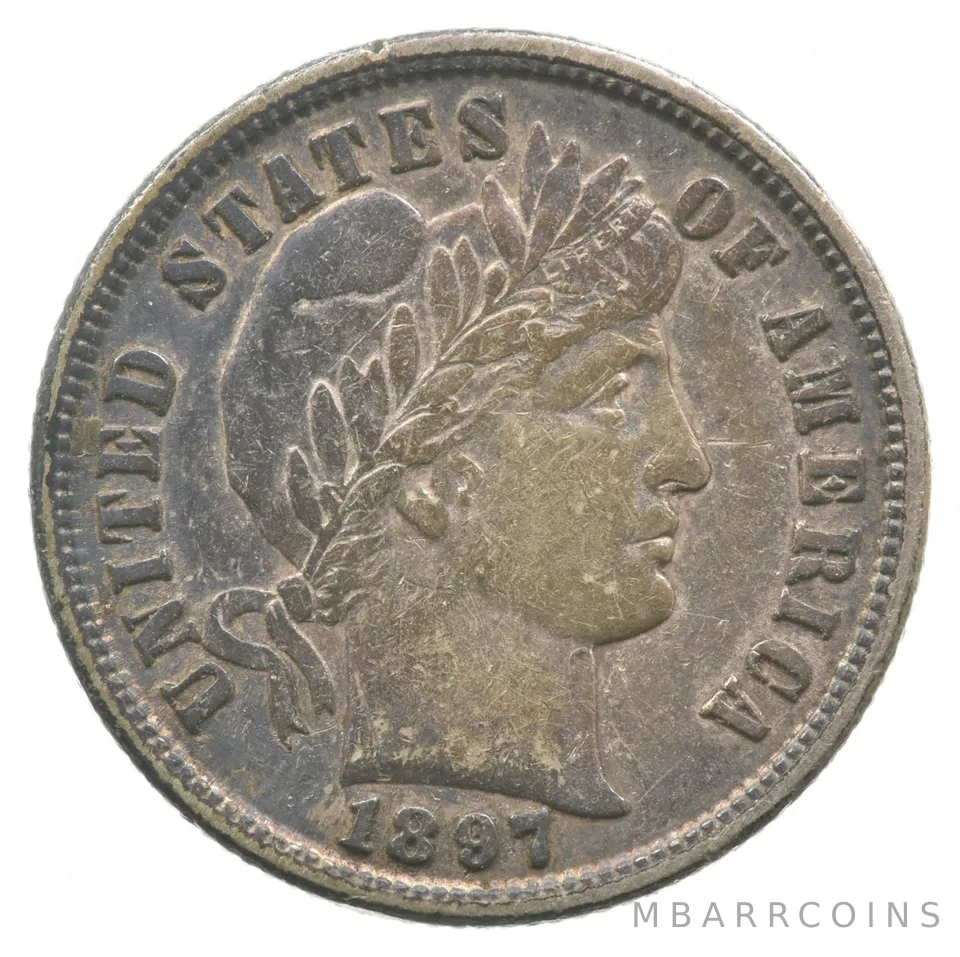1897 Barber Dime *8240