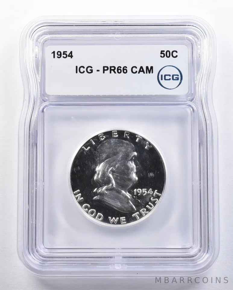 1954 Franklin Half Dollar PR66 CAM ICG *1654