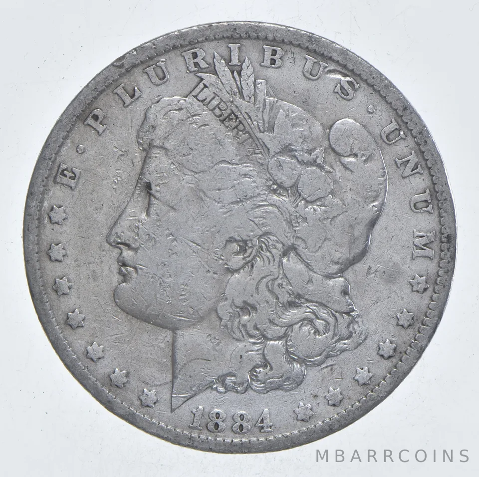 Early - 1884-O Morgan Silver Dollar - 90% US Coin *104