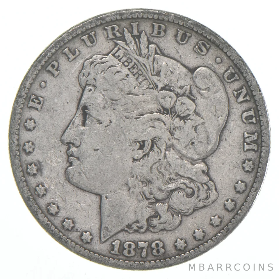 VG/F 1878 7TF Reverse 78 Morgan Silver Dollar (1 coin)