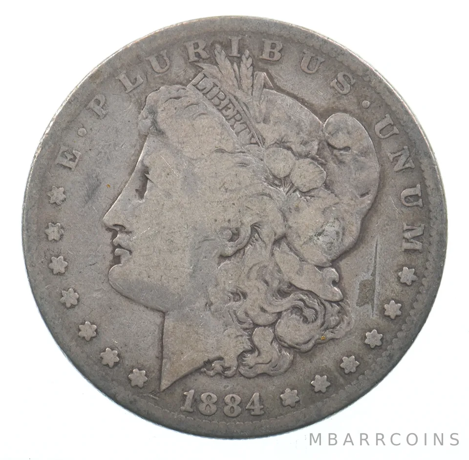 Early - 1884 Morgan Silver Dollar - 90% US Coin *006